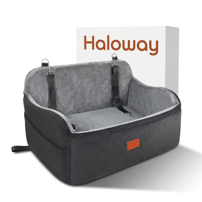 Safe-Ride Dog Car Seat with Safety Tether